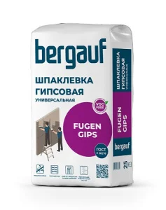 Шпаклевка гипсовая универсальная Bergauf Fugen Gips 25кг
