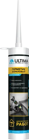 Герметик акриловый Ultima белый 280 мл 
